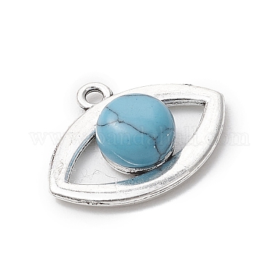 Подвески в виде глаз из натурального красного агата PALLOY-JF03886-1