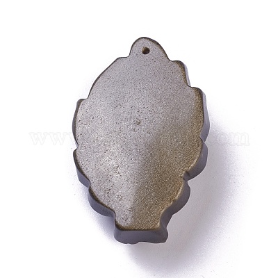 Натуральные золотистые обсидианные подвески&nbsp;G-I226-09B-1