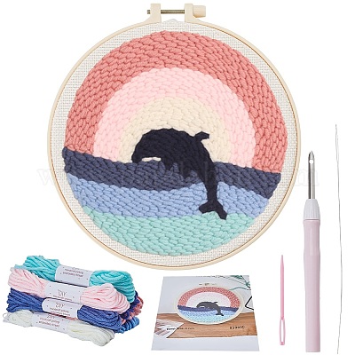 Стартовые наборы для вышивки перфоратором&nbsp;DIY-WH20007-13D-1