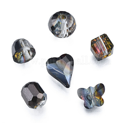 Прозрачные стеклянные бусины EGLA-N002-49-B03-1