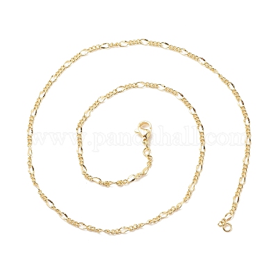 Женское колье из латуни figaro NJEW-P265-30G-1