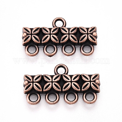 Сплав люстра компонента соединения тибетском стиле PALLOY-WH0110-13R-1