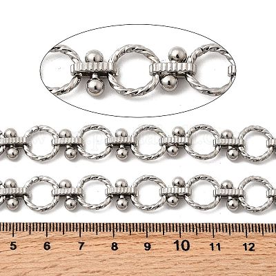 Звенья цепей из сплава с текстурированными кольцами CHC-P013-05P-01-1