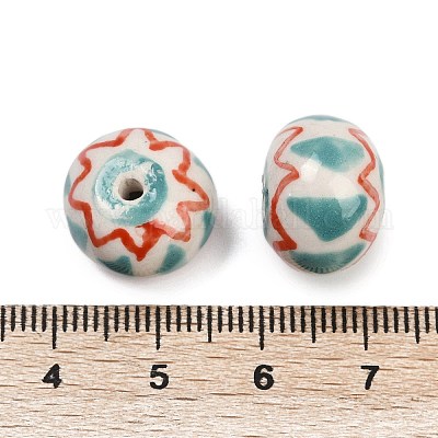 Фарфоровые бусины ручной работы PORC-I029-06-1