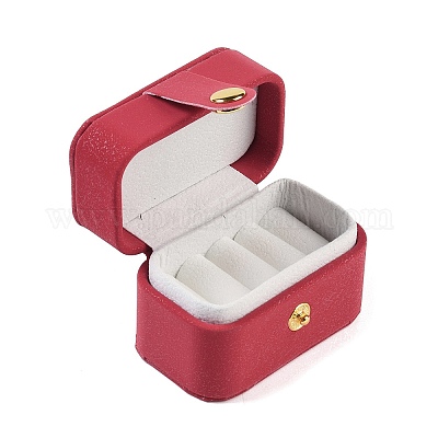 Футляры для хранения органайзеров для колец из искусственной кожи CON-G023-11B-1