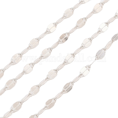 925 серебряная цепочка с блестками STER-K186-01S-1