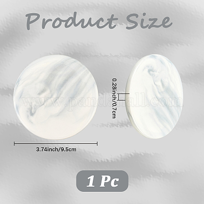 Фарфоровые восковые коврики с мраморным узором AJEW-WH20007-82B-02-1