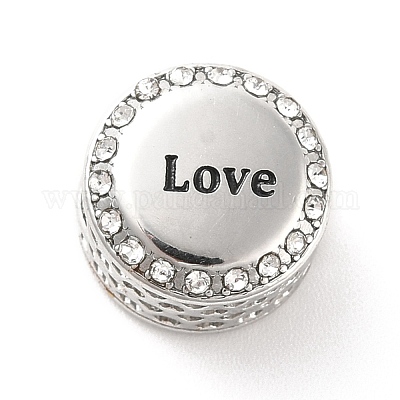 Европейские бусины из нержавеющей стали 304 STAS-D180-01P-1