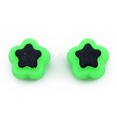 Покрытие непрозрачных акриловых бусин OACR-N136-01B-1