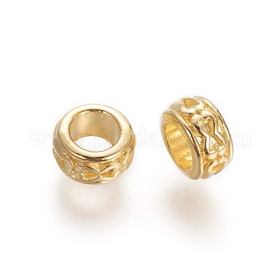 Сплавочные овальные бусины тибетского стиля  TIBEB-LF0928Y-G-1