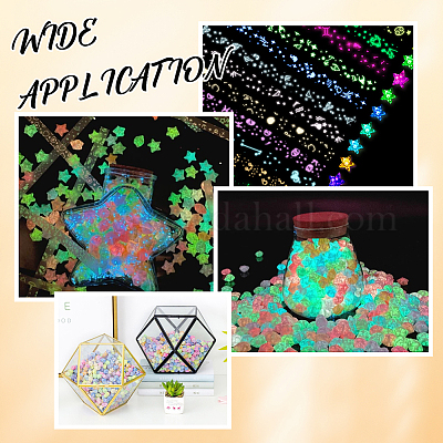 2 набор из 2 стилей 10 цветов светящейся бумаги для оригами в виде звезды удачи DIY-CP0010-80-1