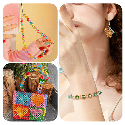 528 шт. 12 стильные гальванические прозрачные стеклянные бусины GLAA-TA0002-31-1