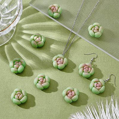 Кабошоны из полимерной глины ручной работы CLAY-CA0001-10-1