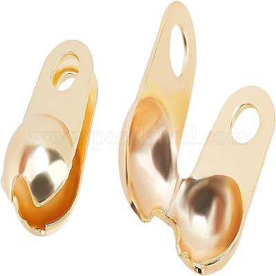 160 шт. латунные наконечники для бусин KK-BC0002-45-1