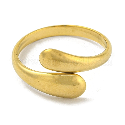 Кольцо-манжета из нержавеющей стали 304 RJEW-C067-01G-1