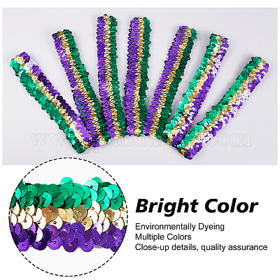 10 шт. широкая эластичная блестящая повязка на голову MRMJ-GF0001-45C-1