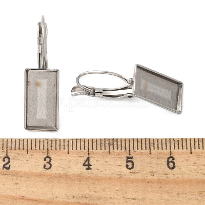 Фурнитура для сережек из нержавеющей стали 304 STAS-C117-12B-P-1