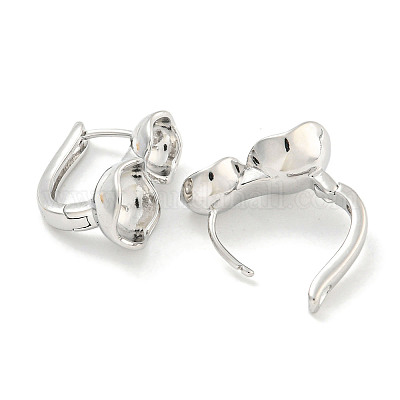 Латунная фурнитура для хооп серег KK-S386-01P-1