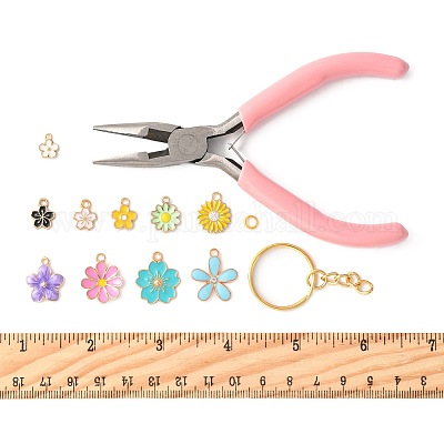 Набор для самостоятельного изготовления цветочного брелока DIY-FS0009-84-1