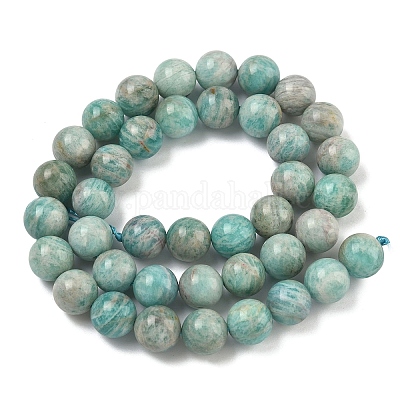Природных амазонит бисер нитей&nbsp;G-K068-03-10mm-01-1