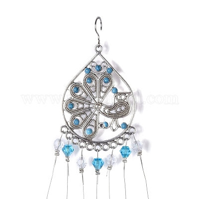 Кристаллы люстра ловцы солнца призмы чакра висит кулон AJEW-Q142-07-1