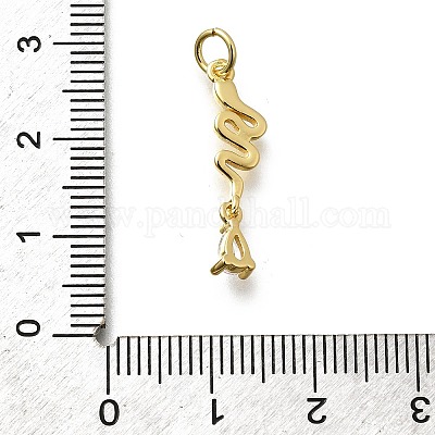 Латунные микро проложить кубического циркония подвески KK-P295-18G-1