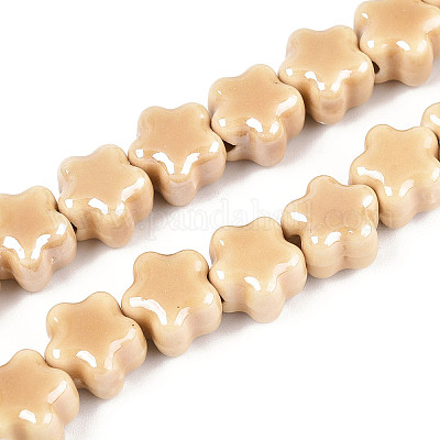 Фарфора ручной работы шарик нити PORC-N011-04D-1