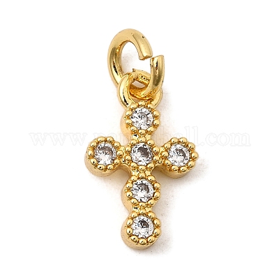 Латунные микро проложить кубического циркония подвески KK-I360-006G-02-1