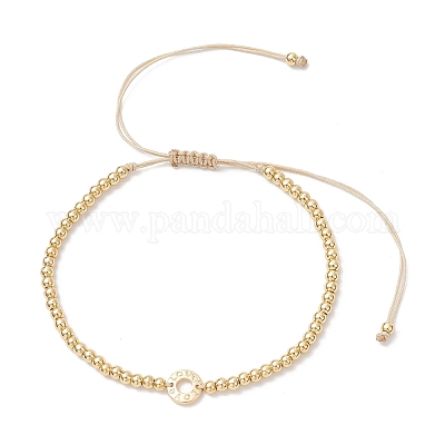 3 шт. латунные круглые бусины BJEW-JB12888-1