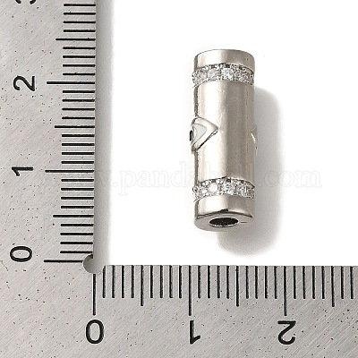 Стойки обшивки латунь микро проложить кубического циркония бусы KK-U019-10P-1