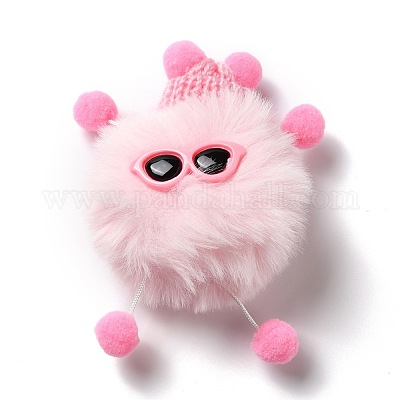 Wholesale Fluffy Polyester Imitation Wool Briquette Elves Ornament  Accessories 