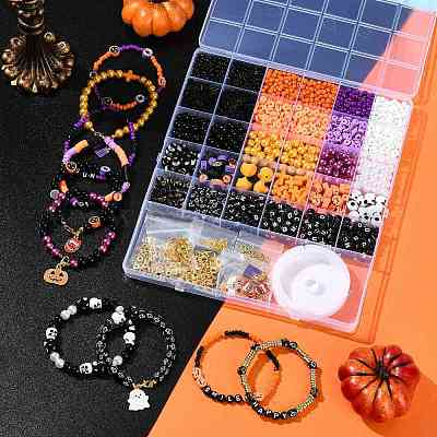 Набор для самостоятельного изготовления браслетов на тему Хэллоуина DIY-FS0009-82-1