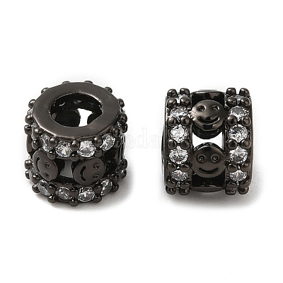 Стойки обшивки латунь кубического циркония бусы KK-Z033-26-1