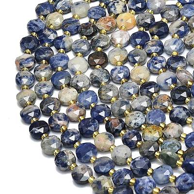 Природный содалит бисер нитей G-C116-A80-02-1