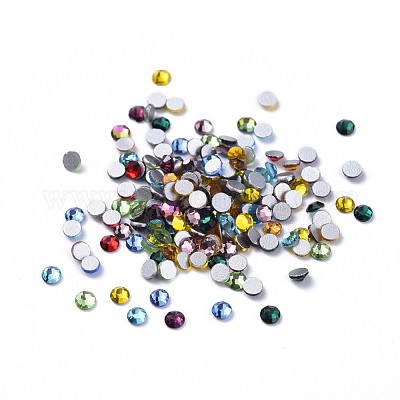 Стеклянные горные хрустальные плоские задние кабошоны RGLA-S002-06SS-M-1