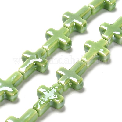 Фарфоровые бусины ручной работы PORC-F010-05-1