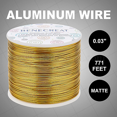 Матовый круглый алюминиевый провод AW-BC0003-30E-0.8mm-1