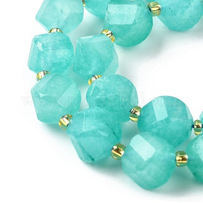 Нити бусин из натурального кварца окрашенные G-U023-A02-20-1