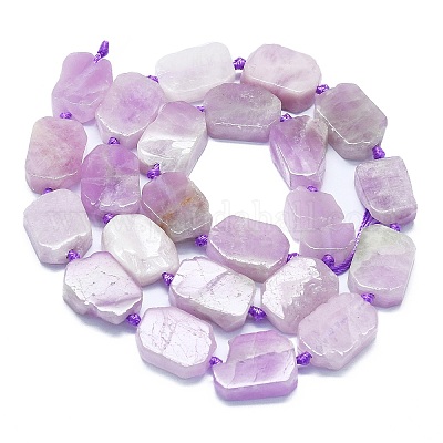 Природные кунцит бисер нитей G-K245-J06-01-1