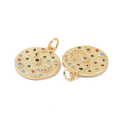 Латунные подвески из микро-паве X-ZIRC-Z011-09G-A-1
