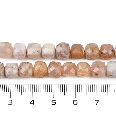 Натуральные вишневые агатовые бусины G-H078-C43-6mm-1