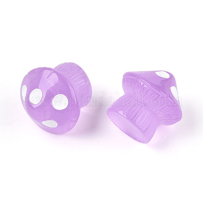 Украшение фигурки гриба из светящейся смолы FIND-SZC0017-404-1