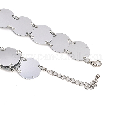 (распродажа бракованная: поцарапана) пластиковая цепочка для тела с пайетками для женщин&nbsp;AJEW-XCP0003-29-1