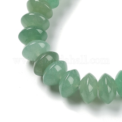Естественный зеленый авантюрин бисер нитей G-C026-A02-1