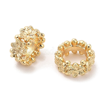 Экологически чистые латунные бусины с покрытием стойки KK-A186-08A-LG-1