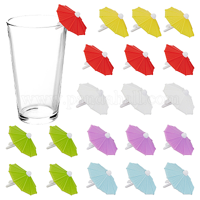 Силиконовые подвески для бокалов&nbsp;AJEW-WH0038-46-1