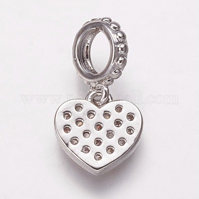 Латунь кубический цирконий европейские подвески с подвесками KK-P134-02P-1