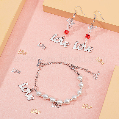 24 шт. 2-х цветные подвески из нержавеющей стали 304 STAS-UN0028-78-1