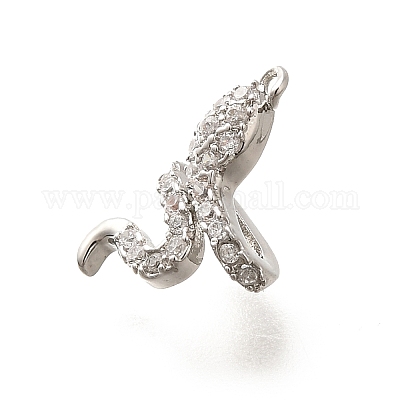 Латунные микро проложить кубического циркония подвески KK-C085-17P-1