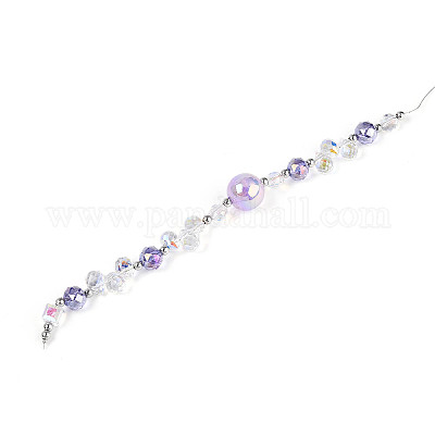 Стеклянные и акриловые и ccb бусины нити MAK-T011-05B-1